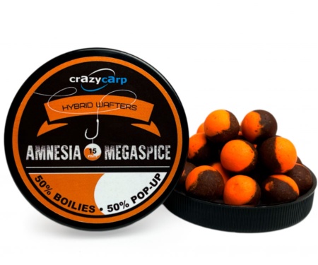 Бойли Crazy Carp 15мм  Amnesia & Megaspice