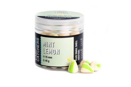Вафтерc Carp Catchers Fluo Snail Shell Wafters MINT LEMON 15*12мм