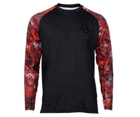 Джерси Azura Jersey A3 Black-Red Camo XXXL
