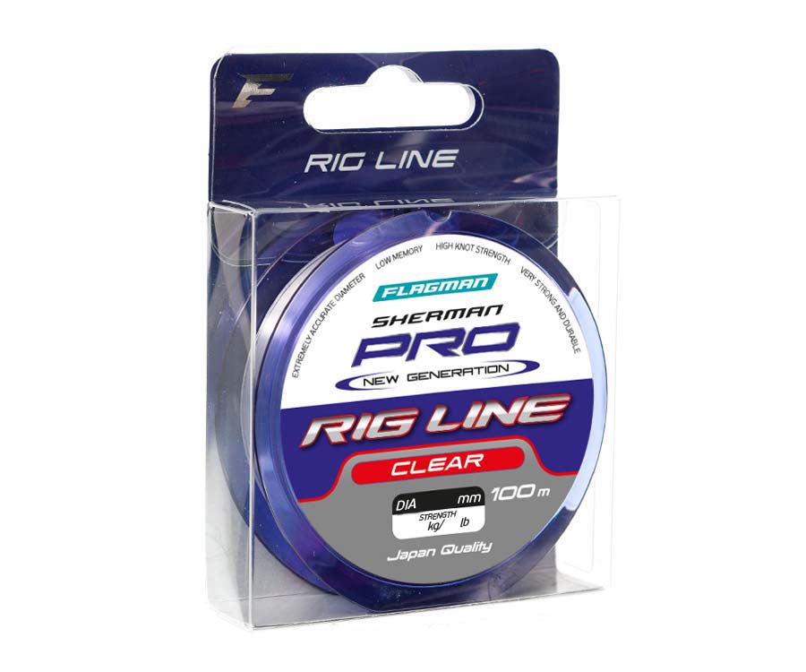 Леска Flagman Sherman Pro Rig Line New Generation 100м 0.203мм #3