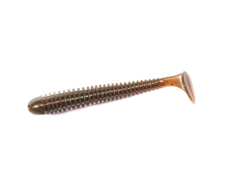 Силікон Angry Baits Zander Worm 3" Motor Oil