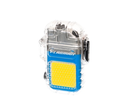 Зажигалка электронная + Фонарь с аккумулятором Flagman Lighter + lamp (warm light)