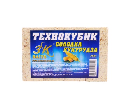 Технокубик 3K Baits солодка кукурудза 290 г