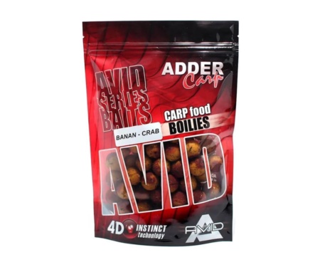 Бойли Adder Carp Avid Boilies 16мм 1кг Banan-Crab