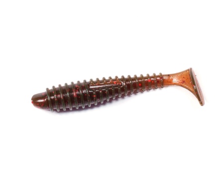 Виброхвост Angry Baits Fatik 2.8" Motor Oil UV