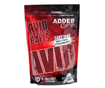 Пелетс Adder Carp Avid Mikro Pellet 2мм 300г Strawberry