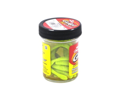 Червь Berkley Gulp! Alive Nightcrawler 3" Chartreuse