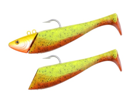 Силікон SPRO Mega Jig Shad 24см 470г Orange/Chartres