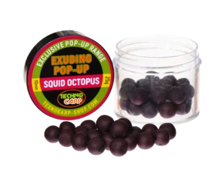 Бойли Technocarp Pop-Up Exuding Squid Octopus 25г
