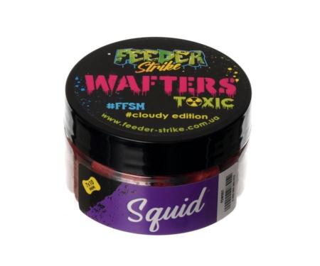 Бойлы Feeder Strike Wafters Toxic 7x10мм Squid