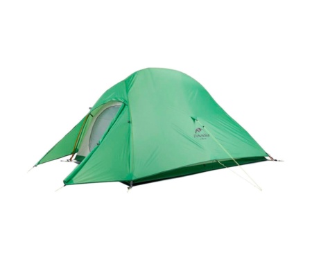 Палатка двухместная с футпринтом Naturehike Cloud Up 2 Updated NH17T001-T 210T Green