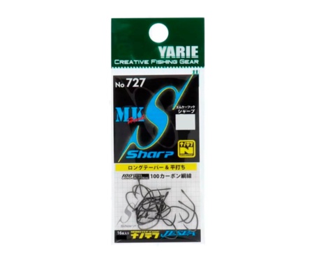 Гачки Yarie 727 MK Hook Sharp №8 Nanotef