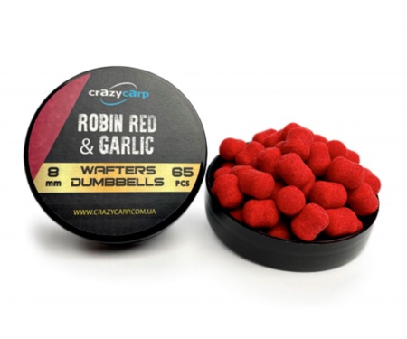 Бойли Crazy Carp Wafters Robin Red & Garlic 8мм