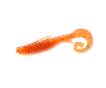 Твистер Angry Baits Fishy Worm 2" Caramel UV