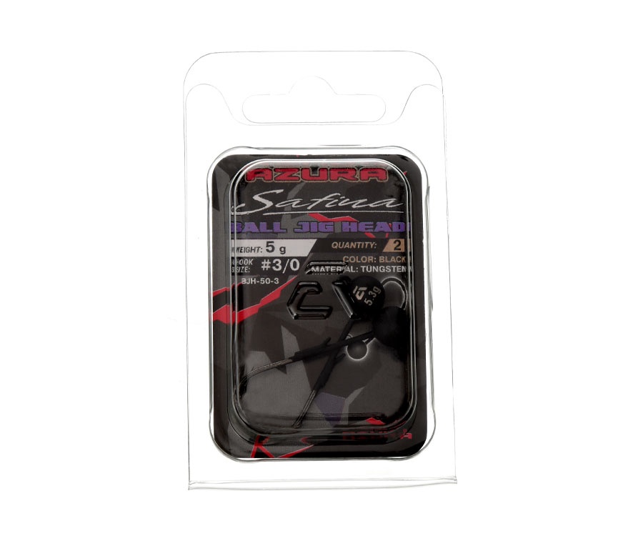 Джиг-голівка Azura Safina Tungsten Ball Jig Head 5г #3/0 #2