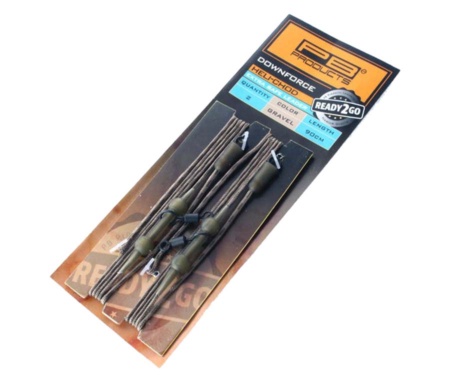 Готовая оснастка PB Products R2G SR Extra Safe Heli-Chod Leader 90 Gravel