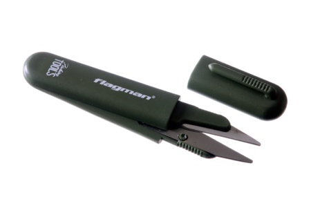 Ножницы для лески Flagman green matt / black