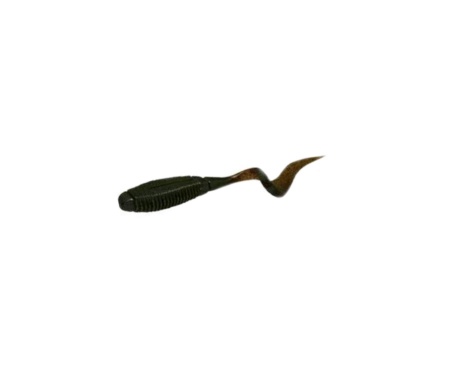Силікон Jackall Rhythm Curly 5" Green Pumpkin Pepper