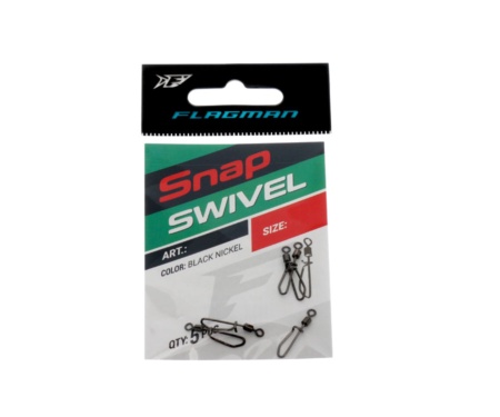 Вертлюг с застежкой Flagman Swivel Snap #8