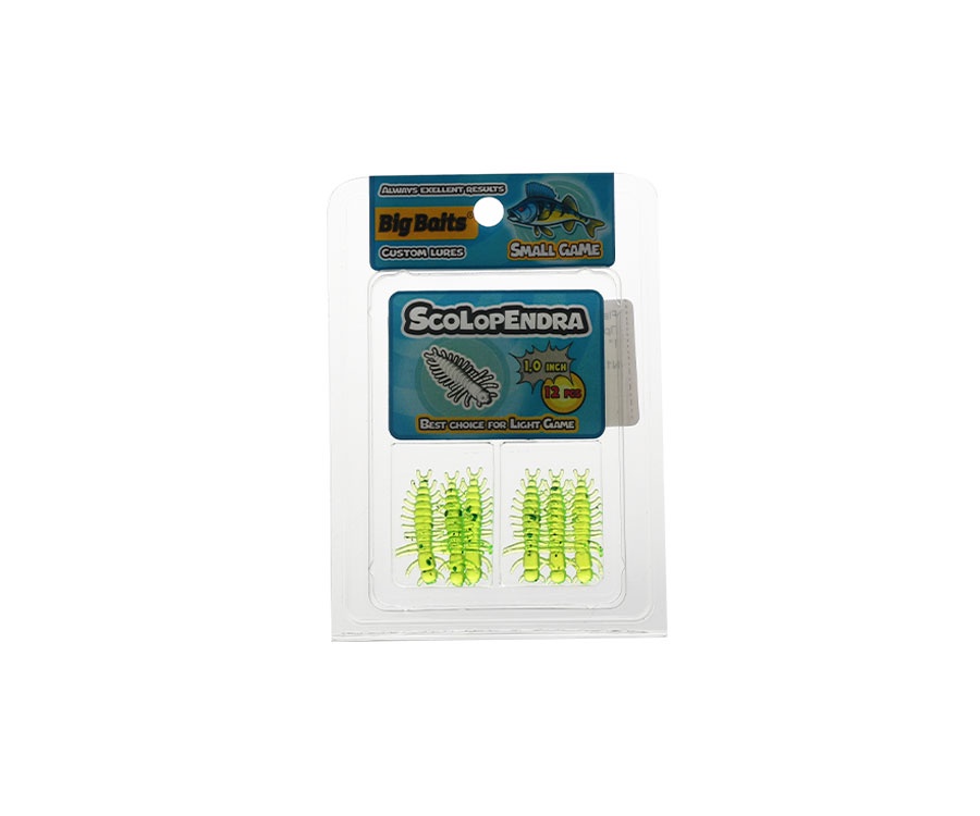 Нимфа Big Baits Scolopendra 1" #114 Lime