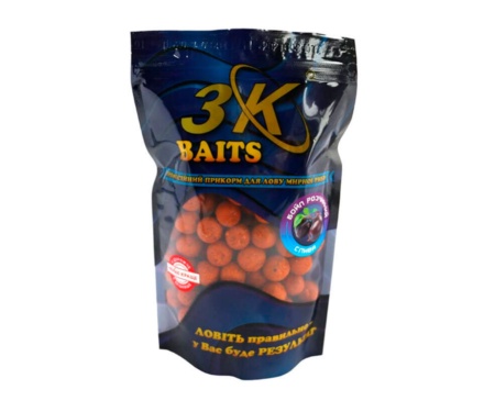 Бойли розчинні 3KBaits 24мм слива