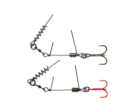 Готове оснащення Savage Gear SS Corkscrew Stinger 3G 1X #2/0 35кг Red + BN 2шт