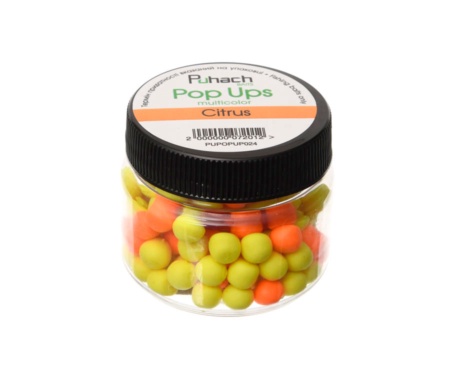 Бойли Puhach Baits Pop-Ups 8мм Multicolor Citrus