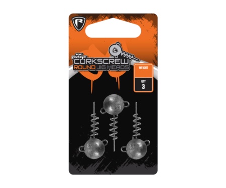Джиг-голівка Fox Rage Corkscrew Round Jig Heads 15г 3шт