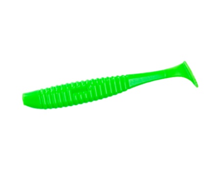 Силікон Angry Baits Shiner 4" Acid Green UV