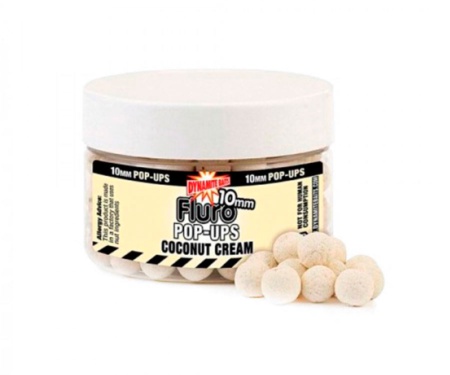 Бойли Dynamite Baits Fluro Pop-Ups Coconut Cream 10 мм