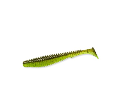 Силікон Fishup U-Shad 3.5" #204 Green Pumpkin/Chartreuse