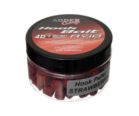 Пелетс Adder Carp Hook Pellet Avid Strawberry 8мм 100мл