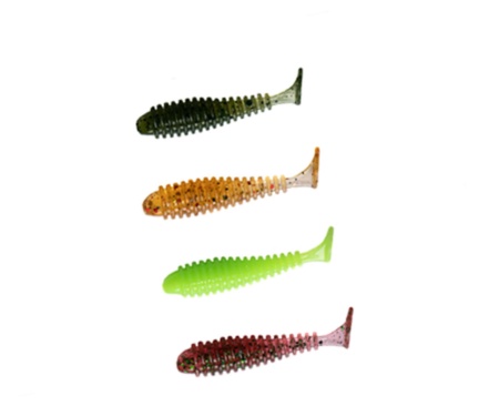 Виброхвост Angry Baits Fatik 1.2" AB MIX16