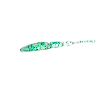 Черв'як FishUp Aji Triple Stick 1.9" #413 UV Clear/Blue