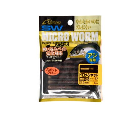 Силікон Owner Micro Worm MW-05 82932 2.5" #27 Clear Pink Glitter