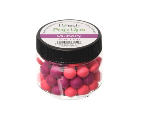 Бойли Puhach Baits Pop-Ups 8мм Multicolor Mulberry