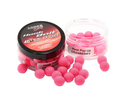 Бойли Adder Carp Avid Pop-Up Hook Boilies 14мм Cranberry