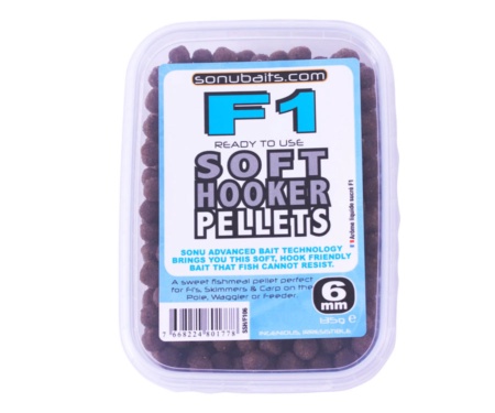 Пелетс Sonubaits Soft Hooker Pellets F1 Green 8 мм