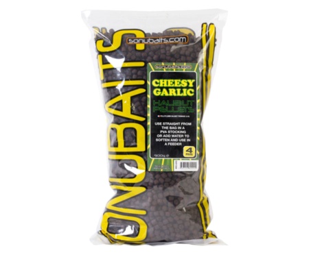 Пелетс Sonubaits Cheesy Garlic Halibut Pellets 4 мм