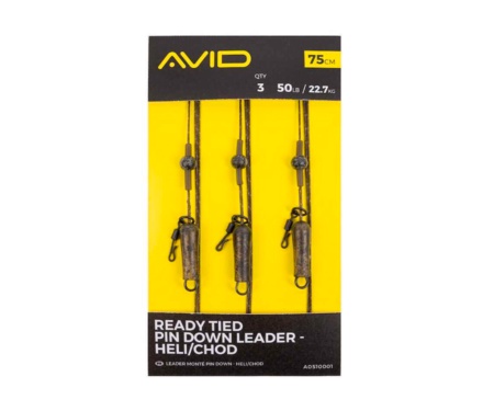 Готовая оснастка Avid Carp Ready Tied Pin Down Leader Heli/Chod