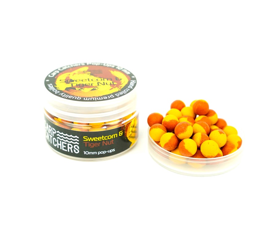 Бойлы Carp Catchers Pop-Up Sweetcorn & Tigernut 8мм
