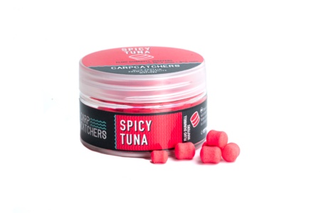 Вафтерc Carp Catchers Fluo Dumbell Wafters SPICY TUNA 10*7 та 8*5мм