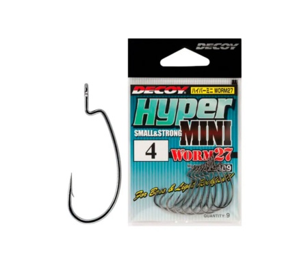 Крючки Decoy Worm 27 Hyper Mini №4