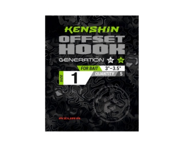 Крючки Azura Kenshin ll Offset Hook PTFE #01 #2