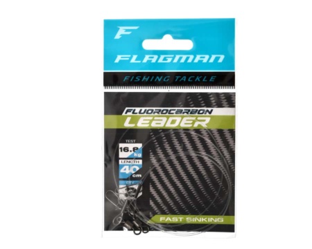 Повідець Flagman Fluorocarbon Leader 16.8кг 40см