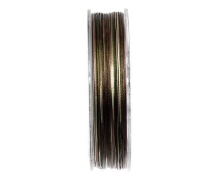 Шок-лідер Carp Pro Diamond Shock Braid PE X8 35lb 50м 0.23мм Camo Brown