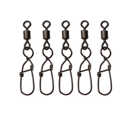 Фідерна застібка з вертлюгом Flagman Feeder German Snap Link Swivels L