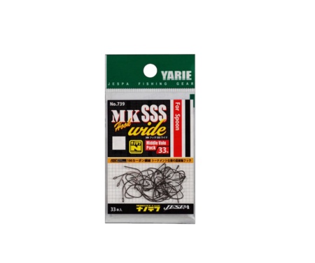 Гачки Yarie 739 MK SSS Wide #8 Midle Pack