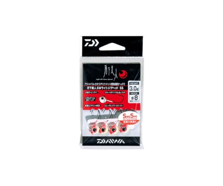 Джиг-голівка Daiwa Gekkabijin SWL SS Red Glow №8 1.0г