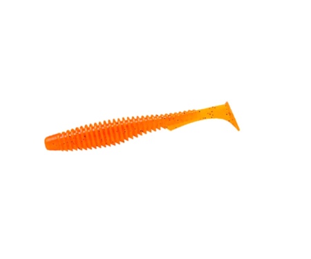 Силікон Fishup U-Shad 2.5" #049 Orange Pumpkin/Black